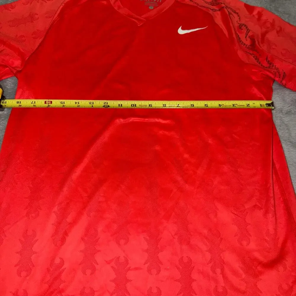 Nike Rafa Nadal Player Edition Bull ADV Shirt Men’s S Orange Australian Open